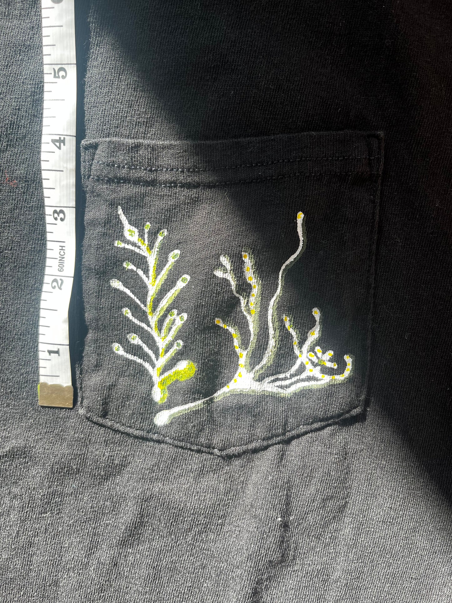 Pocket o' Seaweed Hand Painted T-Shirt